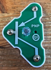 Snap Circuits Elenco Arcade Green PNP Transmitter Replacement Add-On Part Piece