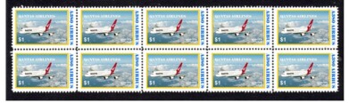 Qantas Airlines A380 Airbus 1St Flight Stamp Strip 2