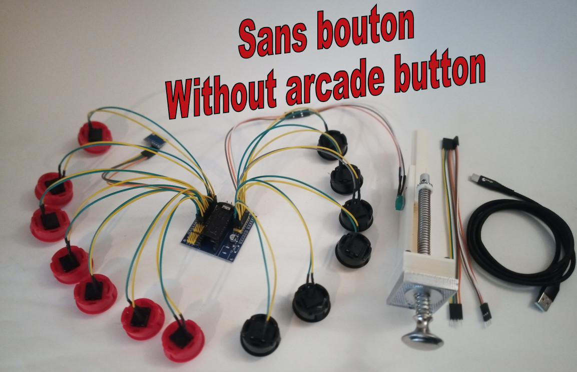 Kit Pincab USB doté d'un Tire-Bille Analogique et Capteur Nudge Précis pour Pinball FX3