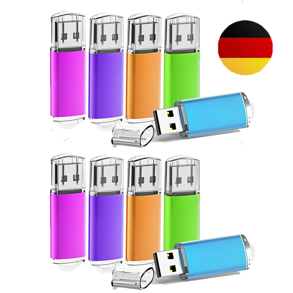 KOOTION 10Stück Speicherstick Memory Stick USB Flash Drive 16GB Laufwerk Pen U Disk