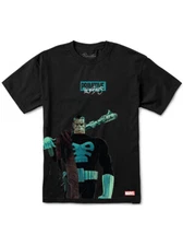 Primitive Marvel x Moebius Marvel Punisher Mens T-Shirt Size Large Black New