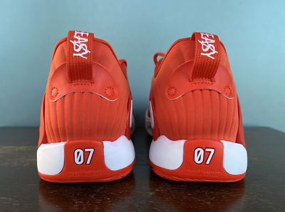 Nike KD 15 TB Promo Team Orange/White Basketball Shoes Men display picture 1