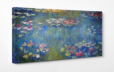 Gemälde Monet Le Bassin aux nymphéas, Leinwanddruck Leinwand Malerei Pinselstriche