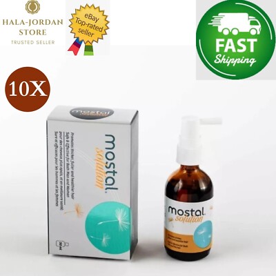 10 X Mostal Solution Haarspray Hochwirksame Lösung 50 ml SCHNELLER VERSAND 