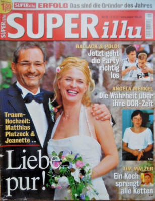 SUPER ILLU 25 - 12.6. 2008 B Michael Ballack Tim Mälzer Gunter Sachs Oleg Popow