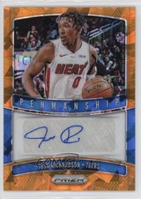 2019-20 Panini Prizm Penmanship Orange Ice Josh Richardson #PM-JRN Auto 09vk