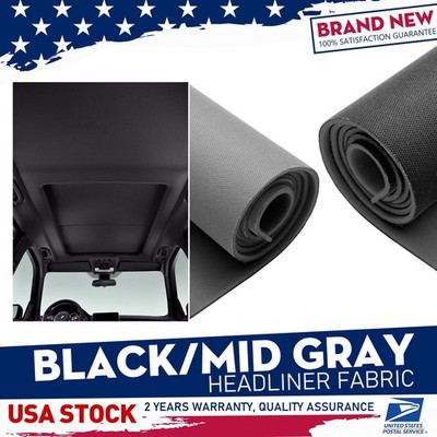 Flat Knit Headliner Fabric with Foam Backing for Car Ceiling Roof Fabric Repair