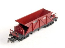 JOUEF HO 657 WAGON TREMIE HOUILLER MINERALIER, VB, SNCF DECHARGEMENT PAR GRAVITÉ