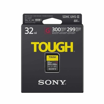 SONY 32GB SDHC TOUGH V90 UHS-II U3 Class 10 Speicherkarte