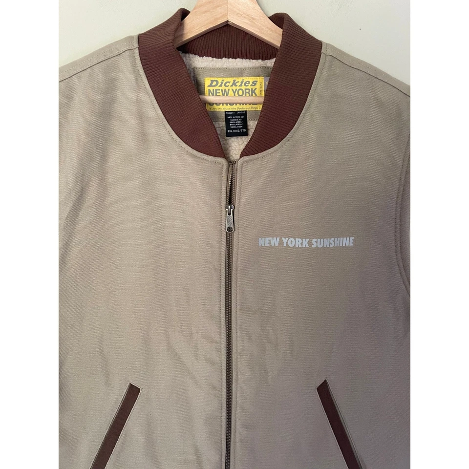 Dickies New York Sunshine Install Team Vest Mens XXL Sherpa Lined New - Image 2 of 4