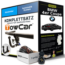 Für BMW 4er Coupe Typ G22 , G82 Anhängerkupplung abnehmbar +eSatz 7pol 09.2020-