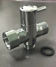T-adapter Valve 3-Way Brass For Toilet Bidet Shower Head Diverter 7/8"/ 1/2" USA