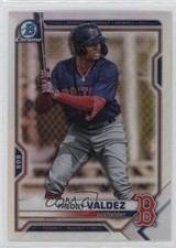 2021 Bowman Draft Chrome Refractor Freddy Valdez #BDC-96 12yh