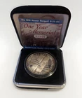 9/11 Twin Towers WTC  1 Troy Oz .999 Fine Silver Round - 1 Year Memorial