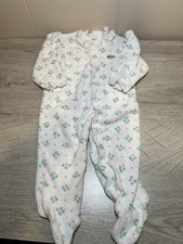 IZOD Lacoste Vintage Baby Sleeper Floral Design 3-6 Months