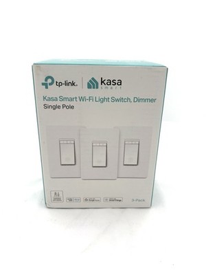 TP Link Kasa dimmable light switches KS220 HomeKit, Alexa, Google Home, NIB Seal