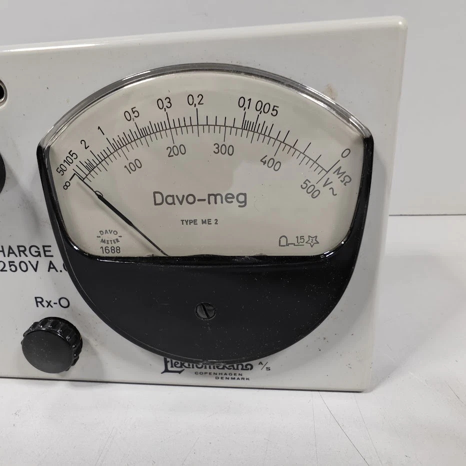 Davo-meg Typ ME2 Meter - Ungeprüft, Für Teile Oder Reparatur - Bild 4 von 4