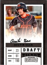 2017 Panini Contenders Draft Picks #29b Austin Beck : Running