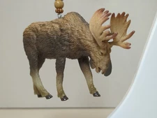 Grazing Bull Moose Custom Christmas Tree Ornament NEW! North America Wildlife BV