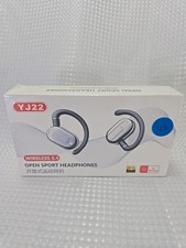 Open Sport Earbuds Headphones Black Rechargeable Android Apple