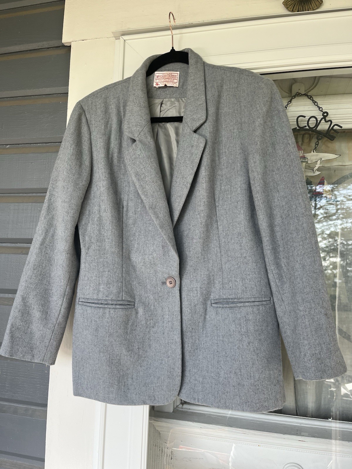 PENDLETON Vintage Wool Women's Two Button Blazer … - image 1