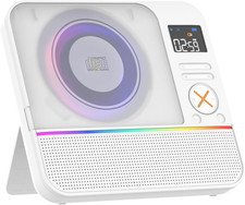 CD Player Portable, Hifi Stereo Portable CD Player with Bluetooth, Desktop Play