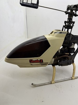 Vintage Hirobo Shuttle Z Nitro RC Helicopter – For Parts –ENYA