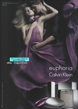 CALVIN KLEIN Fragrances 1-Page PRINT AD 2009 NATALIA VODIANOVA Carson Parker