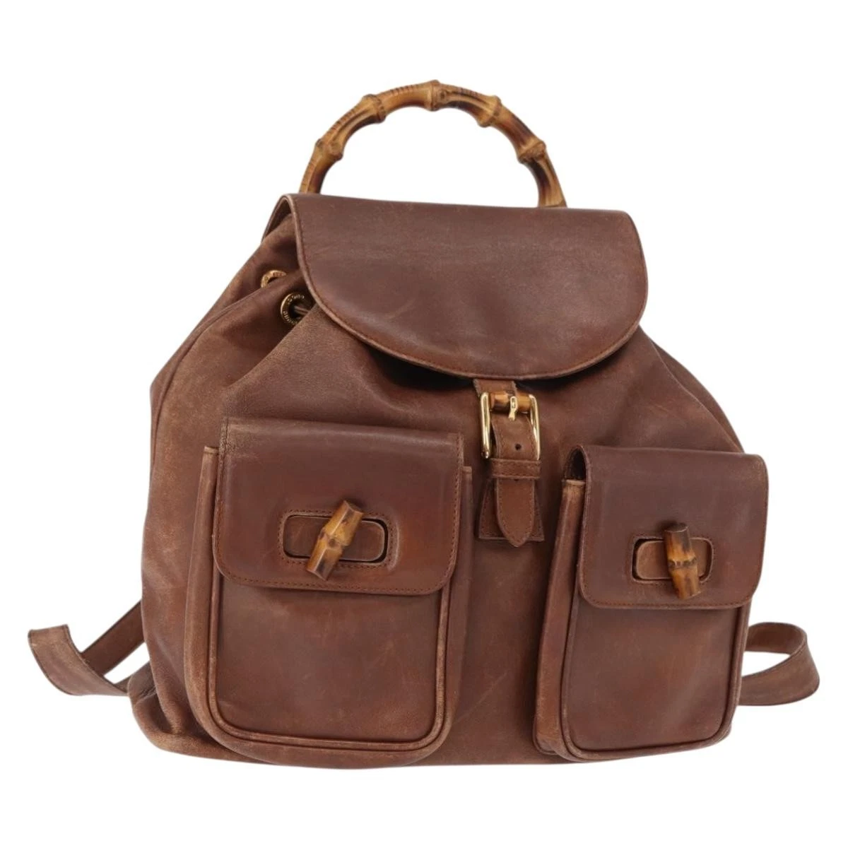 Gucci Bamboo Backpack Brown Bags & Handbags for Women for  display picture 2