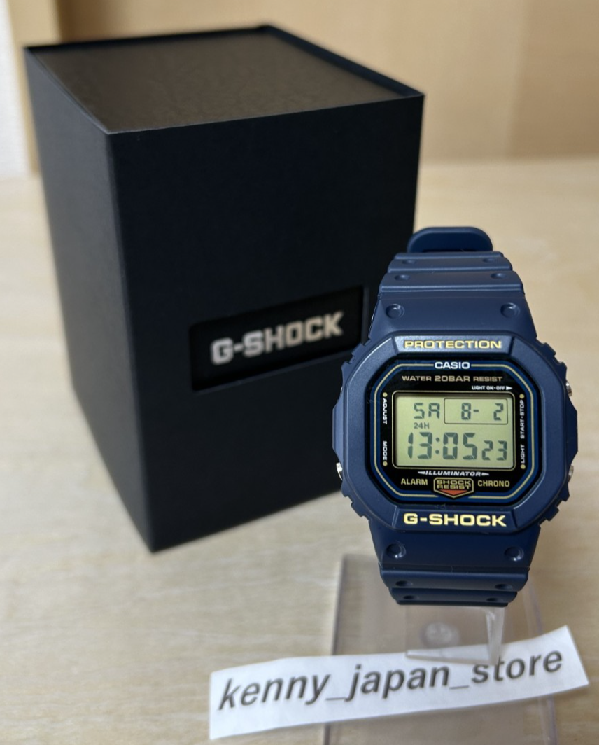 未使用 CASIO G-SHOCK DW-5600RB navy DW5600RB-2 | G-SHOCK 5600 SERIES Blue, Light blue | CASIO