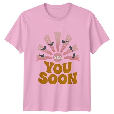 Sea You Soon T-Shirt Küste Strand Sommer Urlaub Geschenk für Sie und Ihn