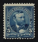 CKStamps: US Stamps Collection Scott#281 5c Grant Mint H OG Tiny Thin