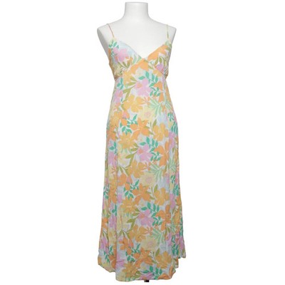 Billabong, Maxikleid, Größe: M, Gelb/Pink/Grün, Blumen, Damen #V95