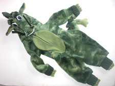 NEW NWT Halloween Costume Plush Dragon 12-24M Green Toddler Children's Place