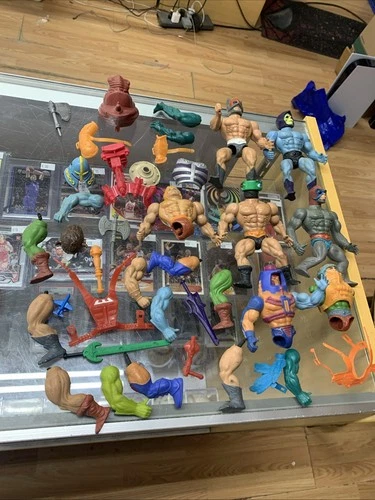 Vintage 80's He-Man Masters Of The Universe MOTU lot Figures Accessories Parts