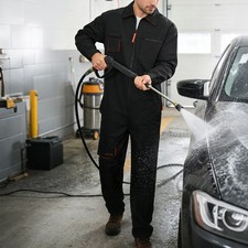 Mens Work Wear Overalls Boiler Suit Coveralls Mechanics Boilersuit Multi Pockets