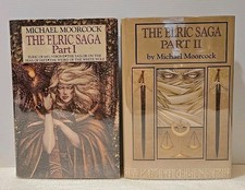 The Elric Saga Part I, II Michael Moorcock BCE Book Club Fantasy Hardcover 