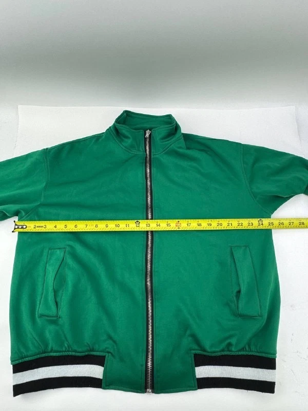 Chaqueta de bombardero Fear Of God Fifth Collection 2017 verde con cremallera completa talla XL para hombre Foto 3 de 4