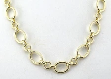 Kirks Folly Diva Oval Link Necklace Add A Charm (Goldtone) #84