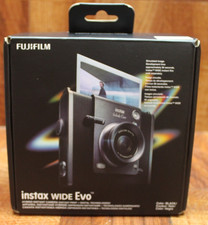 Fujifilm INSTAX Wide Evo Hybrid Instant Film Camera - Black