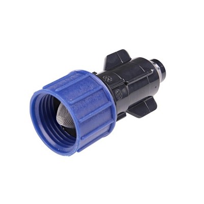 Raindrip S5900UB, Smart Loc Universal Swivel 1 Count (Pack of 1), Black/Blue