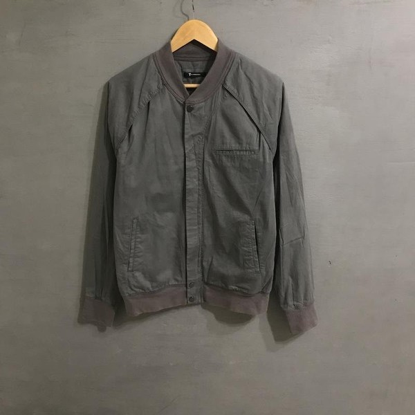 Men Alexander Wang Jacket Grey Cotton 38 / M / 46