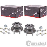 2X A.B.S. RADLAGER-SATZ Mit ABS-RING Passend FüR Ford Galaxy Mondeo S-MAX Ford U