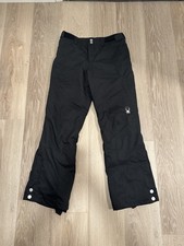 Spyder Womens Black Thinsulate Snowboarding Skiing Snow Pants Size 12