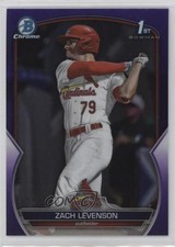 2023 Bowman Draft Chrome Purple Refractor 139/250 Zach Levenson #BDC-149 0q3