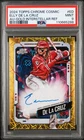 Elly De La Cruz 2024 Topps Cosmic Chrome Gold Interstellar RC Auto /50 PSA 9