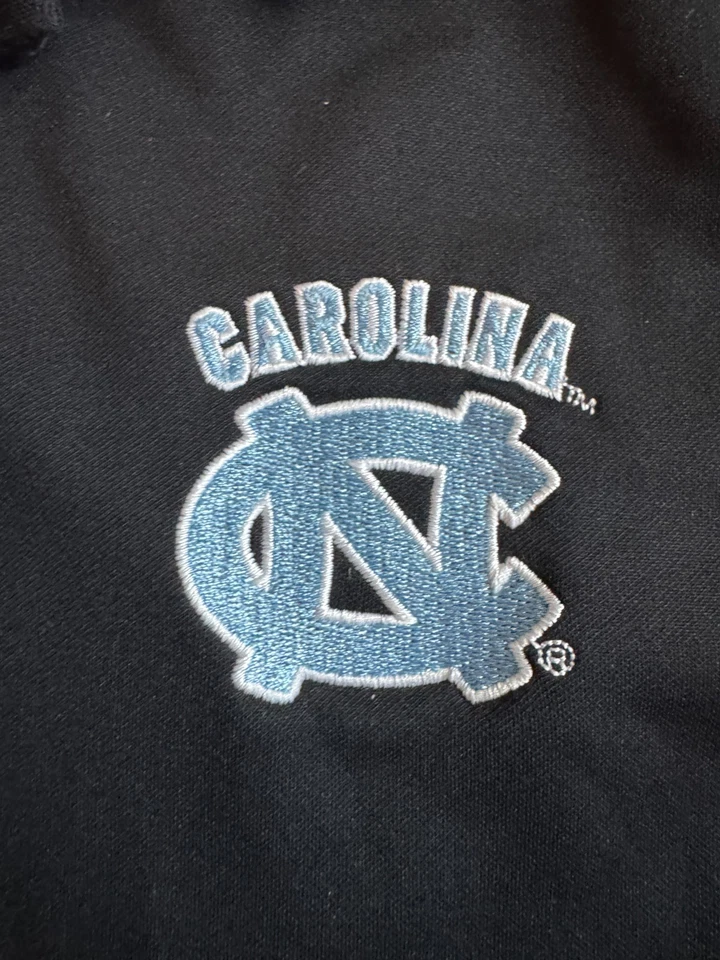 North Carolina Tarheels black nike dri fit polo size small - Image 2 of 4