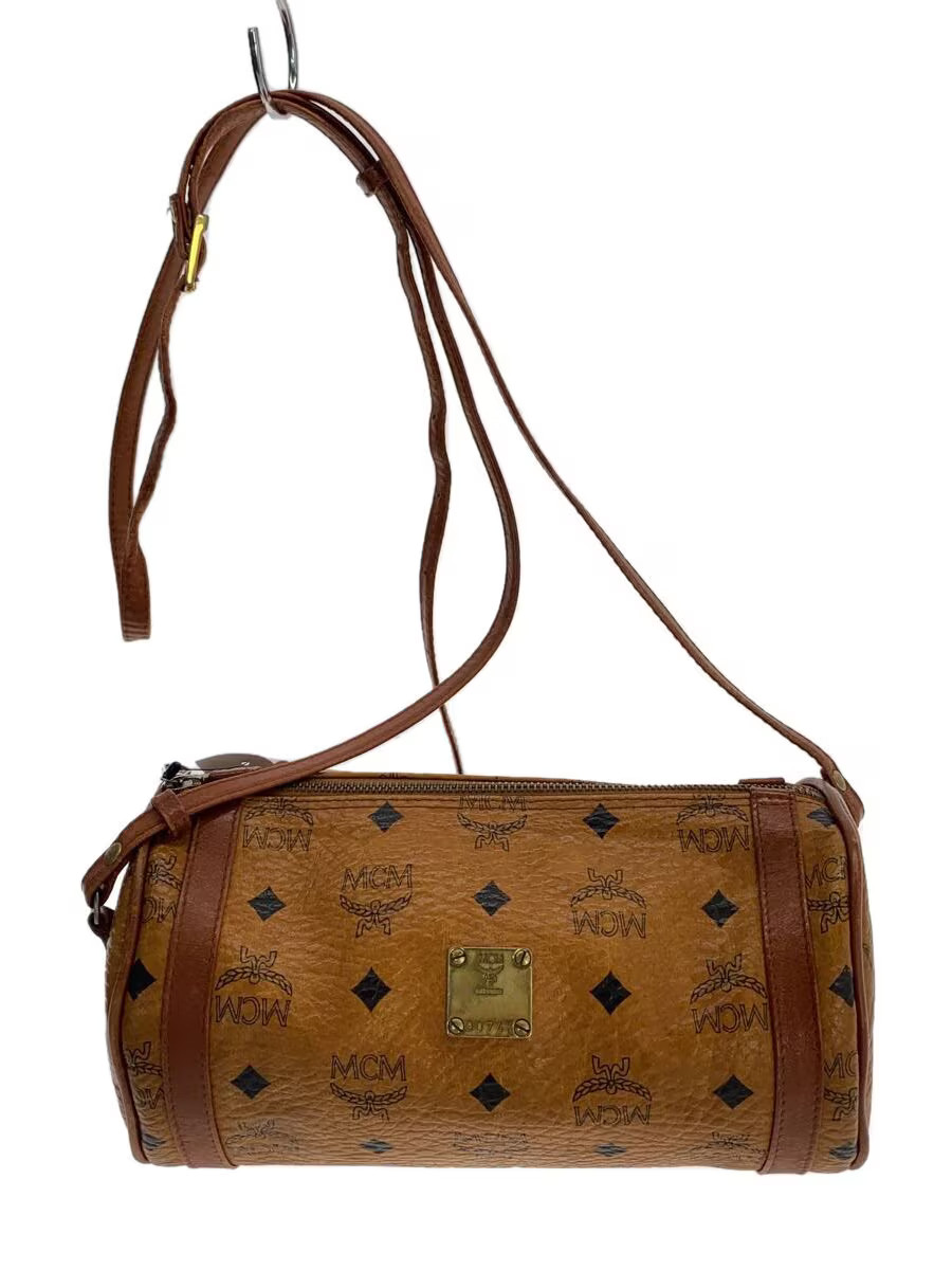 MCM shoulder bag leather BRW all-over pattern from Japan | Marcos