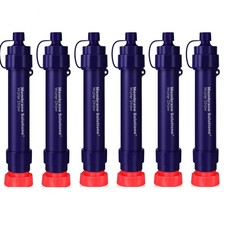 Personal Water Filter,Portable Water Purification Straw Camping Hiking,1-10PACK
