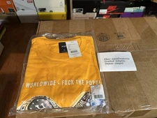 Huf X FTP 3 Peat Tee Size X-Large Gold Color